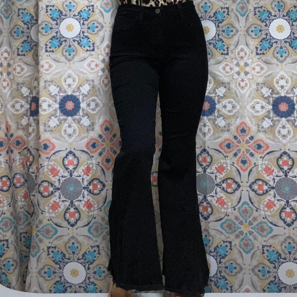 Judy Blue Black Flare Jeans